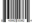 Barcode Image for UPC code 843992003624