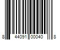 Barcode Image for UPC code 844091000408