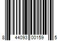 Barcode Image for UPC code 844093001595