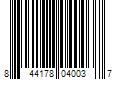 Barcode Image for UPC code 844178040037