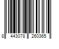 Barcode Image for UPC code 8443078260365