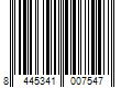 Barcode Image for UPC code 8445341007547