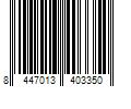 Barcode Image for UPC code 8447013403350