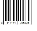 Barcode Image for UPC code 8447144005836