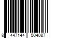 Barcode Image for UPC code 8447144504087