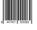 Barcode Image for UPC code 8447401000062