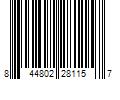 Barcode Image for UPC code 844802281157