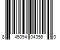 Barcode Image for UPC code 845094043560