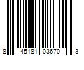 Barcode Image for UPC code 845181036703