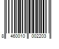 Barcode Image for UPC code 8460010002203