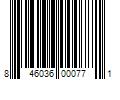 Barcode Image for UPC code 846036000771