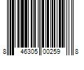 Barcode Image for UPC code 846305002598