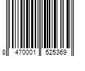 Barcode Image for UPC code 8470001525369