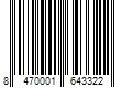 Barcode Image for UPC code 8470001643322