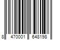 Barcode Image for UPC code 8470001648198