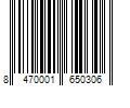 Barcode Image for UPC code 8470001650306