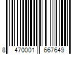 Barcode Image for UPC code 8470001667649