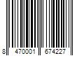 Barcode Image for UPC code 8470001674227