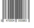 Barcode Image for UPC code 8470004000863