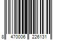 Barcode Image for UPC code 8470006226131