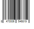 Barcode Image for UPC code 8470006546819