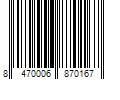 Barcode Image for UPC code 8470006870167