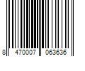 Barcode Image for UPC code 8470007063636