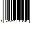 Barcode Image for UPC code 8470007214342