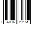 Barcode Image for UPC code 8470007252351