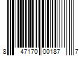 Barcode Image for UPC code 847170001877