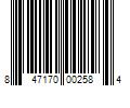 Barcode Image for UPC code 847170002584