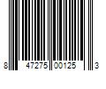 Barcode Image for UPC code 847275001253