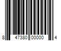 Barcode Image for UPC code 847380000004