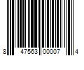 Barcode Image for UPC code 847563000074