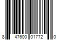 Barcode Image for UPC code 847600017720