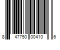 Barcode Image for UPC code 847750004106. Product Name: 