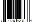 Barcode Image for UPC code 847755004576