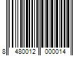 Barcode Image for UPC code 8480012000014