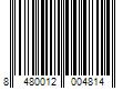 Barcode Image for UPC code 8480012004814