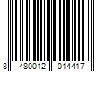 Barcode Image for UPC code 8480012014417