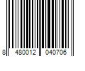 Barcode Image for UPC code 8480012040706