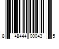 Barcode Image for UPC code 848444000435