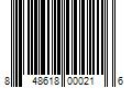 Barcode Image for UPC code 848618000216