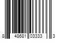 Barcode Image for UPC code 848681033333