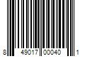 Barcode Image for UPC code 849017000401