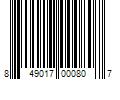 Barcode Image for UPC code 849017000807