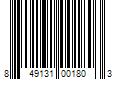 Barcode Image for UPC code 849131001803