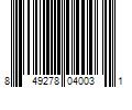 Barcode Image for UPC code 849278040031