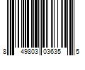 Barcode Image for UPC code 849803036355