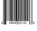 Barcode Image for UPC code 849806001206